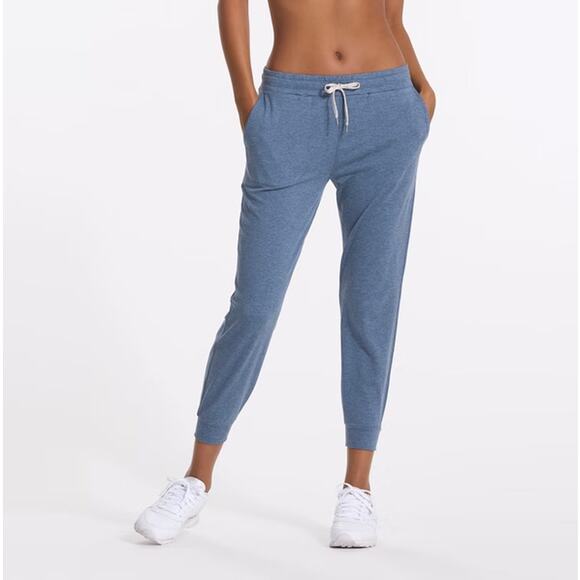 Vuori Pants - Vuori Joggers Heather Blue Large